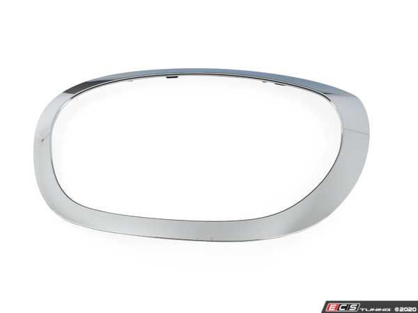 Genuine MINI - 51137388117 - Chrome Headlight Ring - Left (51-13-7-388-117)