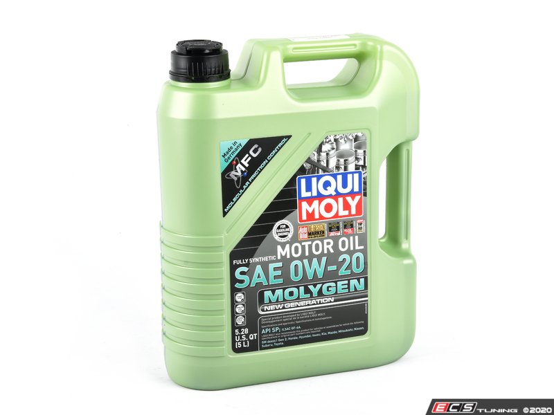 LiquiMoly 20438 Molygen New Generation Engine Oil (0w20) 5 Liter