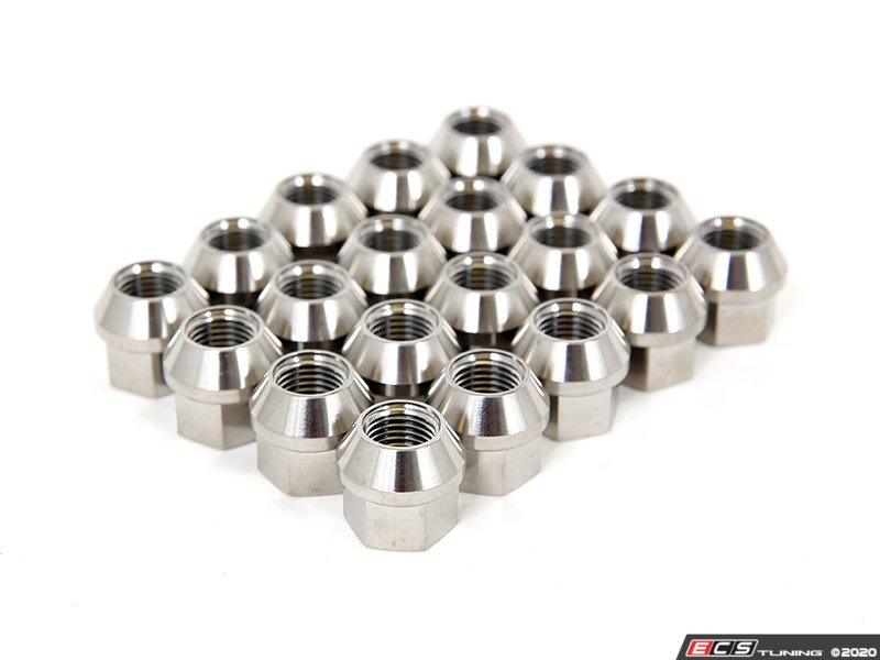 Rennline LS14.1.50 Titanium Conical Seat Lug Nut Set Open Ended