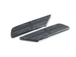 ES#3646777 - 51142459031 - Trim Cover Set With Pad - Night Jack - These insert into the the side scuttle turn signal light as a decor upgrade - Genuine MINI - MINI