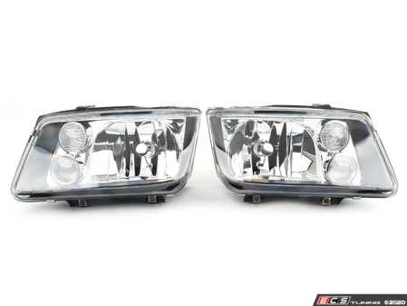 ES#4305303 - 121169 - OE Style Headlight Set - Black - With fog lights, with clear turn signal lenses - Anzo - Volkswagen