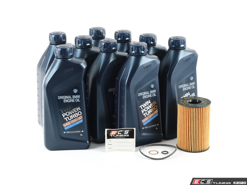 Assembled By ECS - F10550KT - Genuine BMW Oil Change Kit / Inspection I