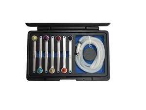 ES#4336679 - CTA1945 - 8-Pc Brake Bleeder Wrench Set - This Brake Bleeder Wrench Set includes 7 popular sized wrenches and a 4 foot hose to allow use on virtually any car, SUV, light truck, or motorcycles brake caliper or wheel cylinder - CTA Tools - Audi BMW Volkswagen Mercedes Benz MINI Porsche