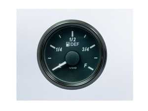 ES#4338667 - A2C3832750030 - SingleViu 52mm DEF Level Gauge. 240-33 ohm sender required. - Priced Each - Analog dial to display critical information in a classic design - VDO - Audi BMW Volkswagen Mercedes Benz MINI Porsche