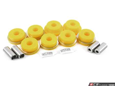 ES#4158462 - PFR5-4610KT - Performance Polyurethane Rear Subframe Bushings - Front And Rear Set  - A more planted subframe means a more planted rear end and better handling. - Powerflex - BMW