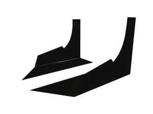 ES#4339819 - USSWNGV2 - Universal Side Skirt Winglet V2 - Pair - Aluminum winglets to add a motorsport look to any vehicle! - Strafe Design - Audi BMW Volkswagen Mercedes Benz MINI Porsche