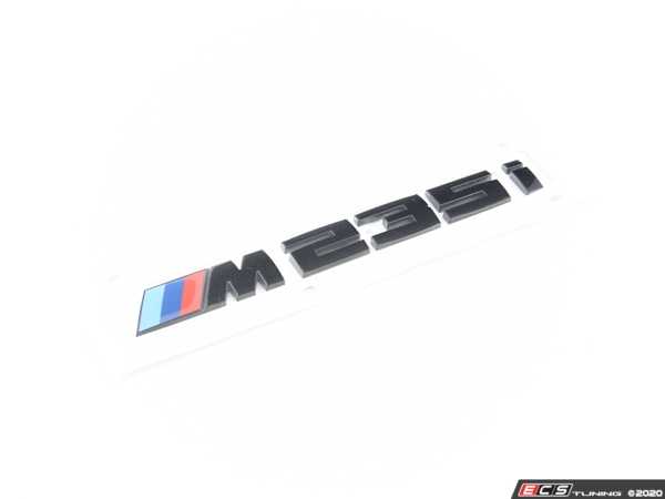 Genuine BMW - 51142472853 - LETTERING, BLACK, PAINTED (51-14-2-472-853)