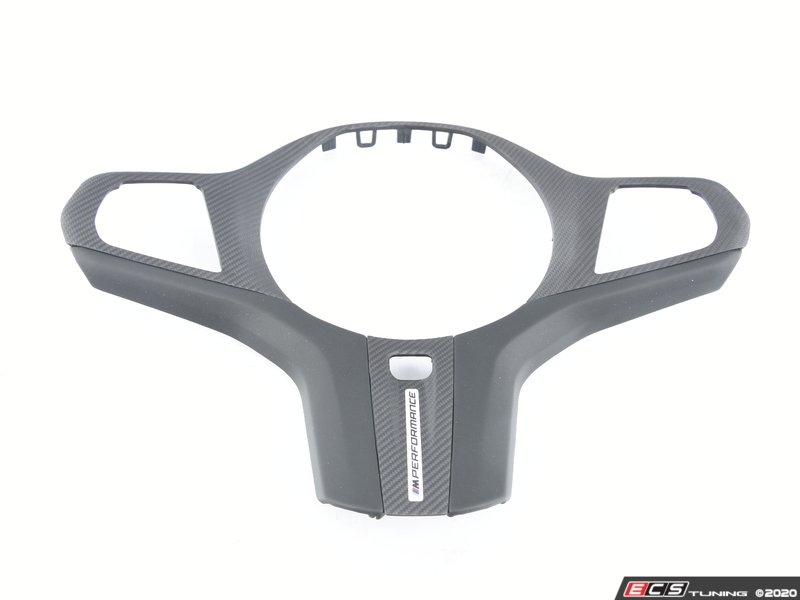 Genuine BMW 32302471441 Steering Wheel Cover Leather/Carbon (32