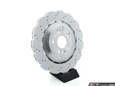 ES#4335494 - 4g8615601 - Rear Brake Rotor - Priced Each (356x22) - Restore stopping power with 'wave' style rotor. - OEM - Audi