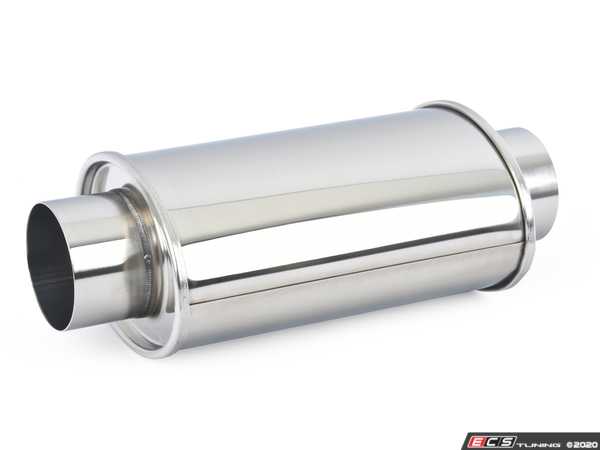 Vibrant SS Resonator (Standard Design) 3in inlet/outlet x 12in long