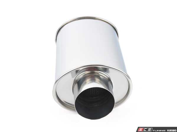 Vibrant SS Resonator (Standard Design) 3in inlet/outlet x 12in long main image 1