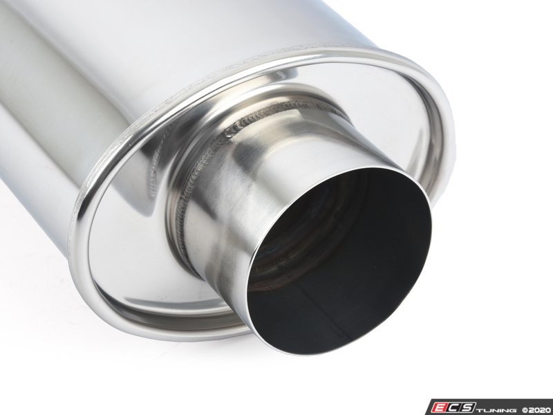Vibrant SS Resonator (Standard Design) 3in inlet/outlet x 12in long main image 1