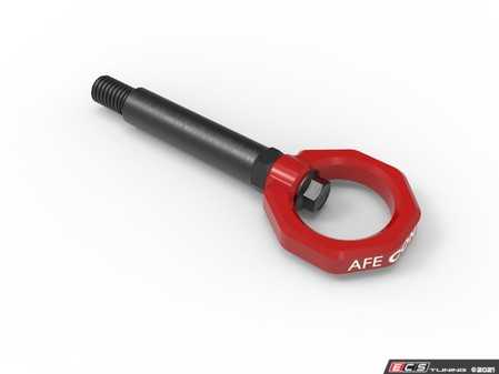 ES#4375430 - 450-502002-R - AFe CONTROL Rear Tow Hook - Red - Designed for real use on the track or street while looking great on your BMW! - AFE - BMW