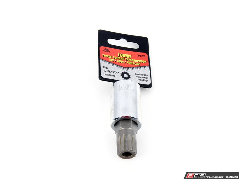 CTA Tools CTA2039 VW / Audi Drain Plug Wrench 16mm Triple Square