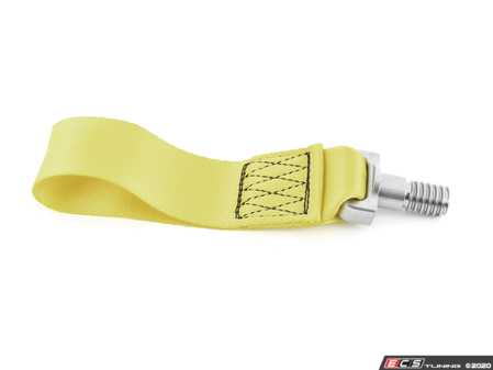 ES#4350187 - FLM-E9X-3TSTR-YE - Fall-Line Motorsports E9X / E36 M3 Tow Strap - Yellow  - Never sacrifice quality when it comes to your BMW, especially for the tow strap. - Fall Line - BMW