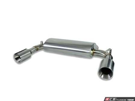ES#4381652 - 11-027F - Performance Rear Exhaust - Brushed Tips - Save weight and add power and sound to your BMW! - Active Autowerke - BMW