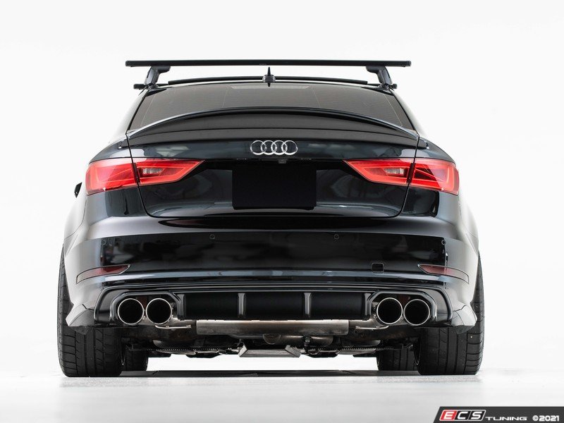 ECS - 015441LA01 - Audi S3 Pre-Facelift Rear Diffuser - Gloss Black