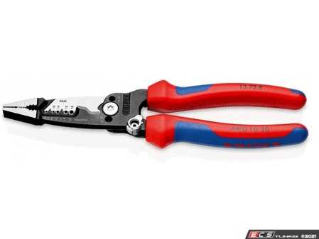 ES#4391255 - 13728 - Forged Wire Strippers, Multi-Component - Strip faster: precise positioning of the wire thanks to location ridges - Knipex - Audi BMW Volkswagen Mercedes Benz MINI Porsche