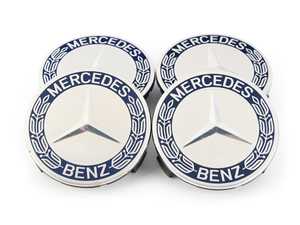 ES#2749195 - 66470120KT - Center Cap - Set Of Four - Clip-In Center Cap With Mercedes-Benz Laurel Wreath logo - Genuine Mercedes Benz - Mercedes Benz