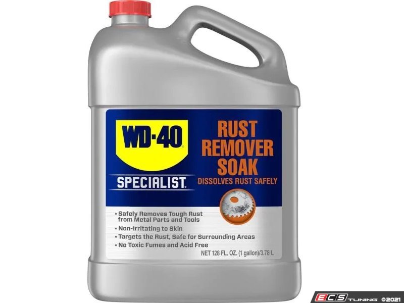 WD40 30004KT 1 Gal. Rust Remover Soak, Dissolves Rust Safely