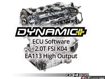 ES#4428443 - 034-103-271 - Dynamic+ Performance Software Package - 2.0T FSI K04 - Unleash the full potential of your car! - 034Motorsport - Audi Volkswagen