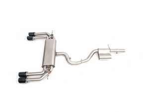 ES#4430441 - 015452LA - 8v S3 Valved Catback Exhaust System  - In-house engineered for Audi S3 enthusiasts! Featuring T304 SS Tig-welded 3.0" tubing, a center resonator and a valved muffler assembly. Maximum gains of up to +30 WHP! - ECS - Audi