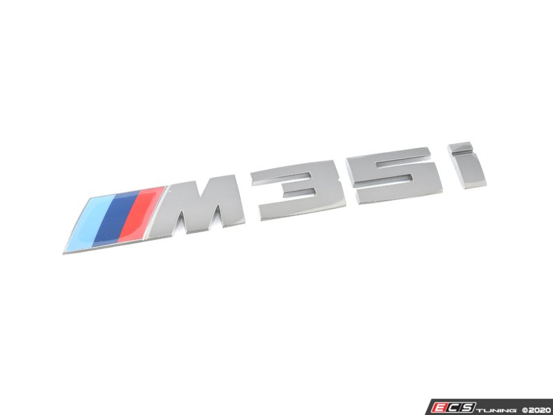 Genuine BMW - 51148072122 - Model Emblem - X Drive M35I (51-14-8-072-122)