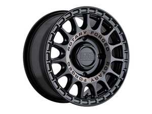 ES#4460909 - 1880snd355112-1 - 18" Sandstorm Wheels - Set Of Four - 18"x8.0" ET35 5x112. 66.6CB Semi-Gloss Black with Machined Dark Tint Ring - Black Rhino Wheels - Volkswagen