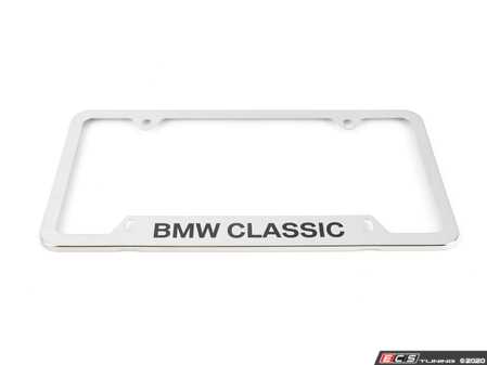 Genuine BMW - 82122414873 - Genuine BMW Classic License Plate Frame (82 ...