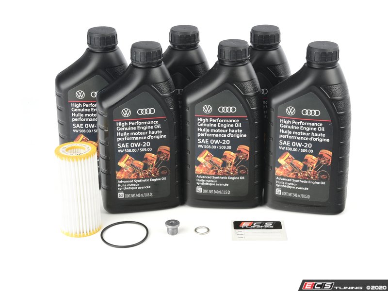 Genuine Volkswagen Audi - 06l115562b1KT - Genuine Oil Service Kit (0W ...