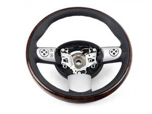 2004 mini cooper steering wheel size