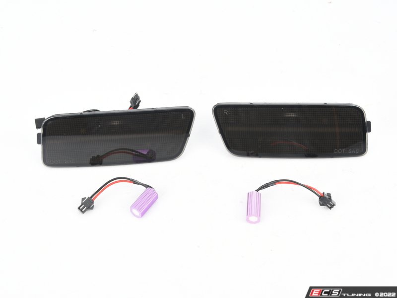 ZiZa 000050LA0302 VW MK6 GTI LED Bumper Side Marker Set Smoked