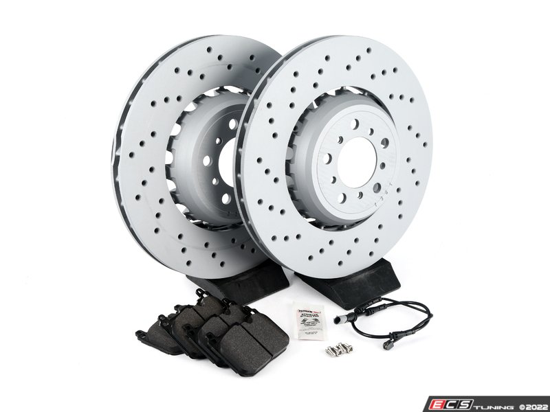 Assembled By ECS - 34112284969KT7 - Front Performance Brake Service Kit