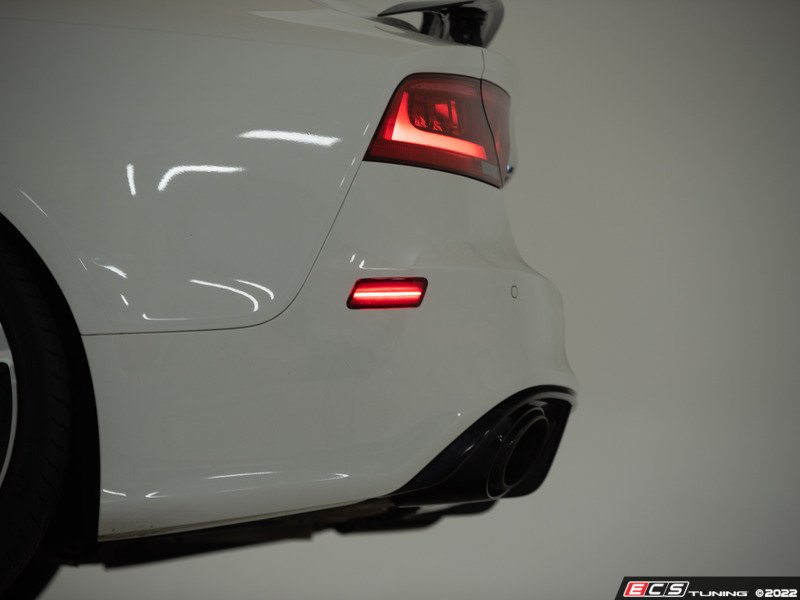 ZiZa 000050LA2502 C7 A7 LED Front & Rear Bumper Side Marker Set Smoked