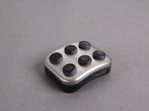 ES#1727979 - 2034300084 - Parking Brake Pedal Pad - Aluminum / Rubber Pedal Pad - Genuine Mercedes Benz - Mercedes Benz