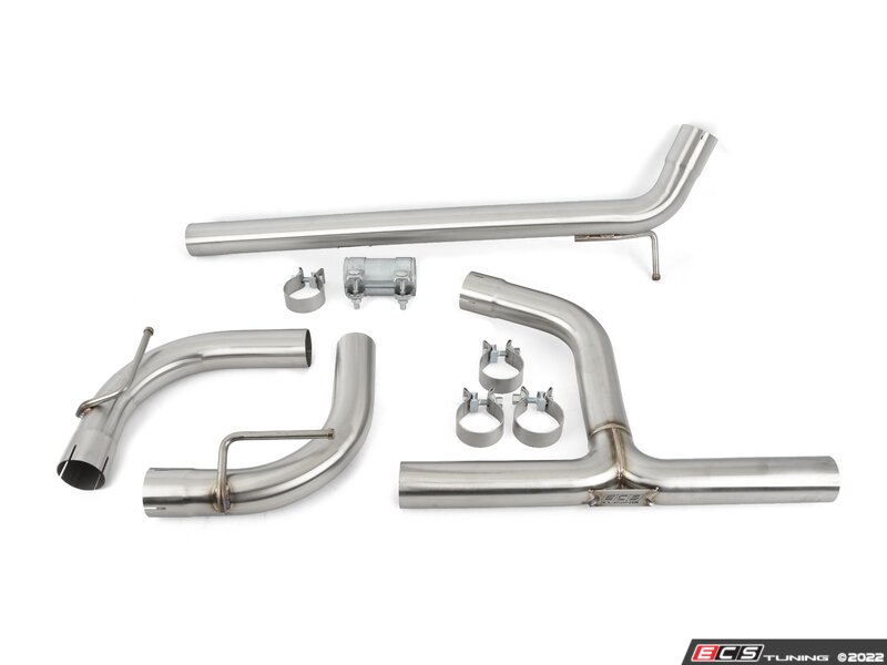 ECS MK7STR8 Build Your Own MK7 GTI Straight Pipe Kit