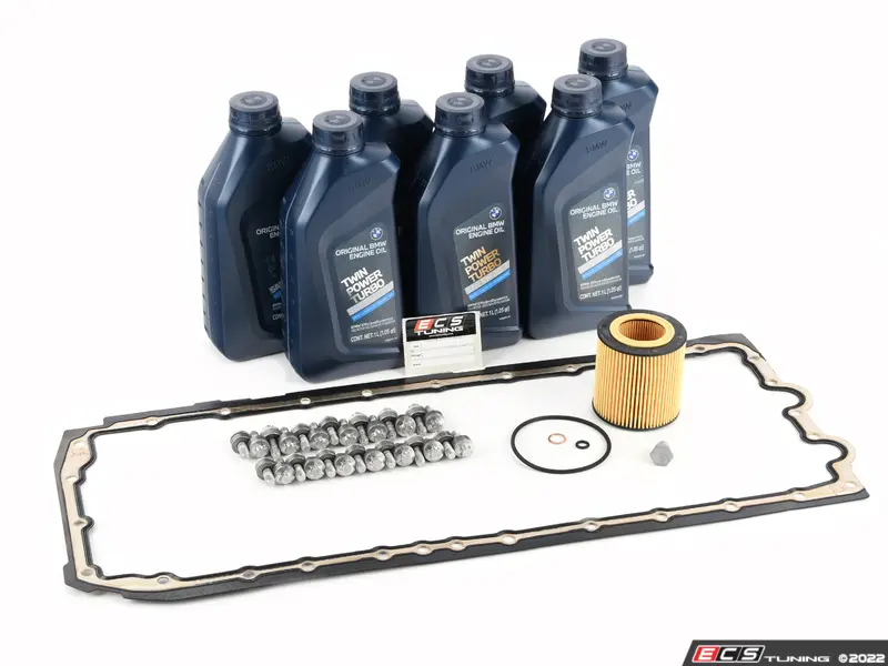 Assembled By ECS 11137548031KT2 Oil Pan Gasket replacement kit