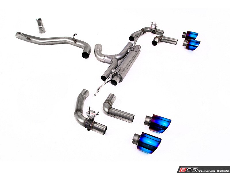 Milltek Sport MK8RNRPDK MK8 R NonResonated (Loudest) Cat Back System