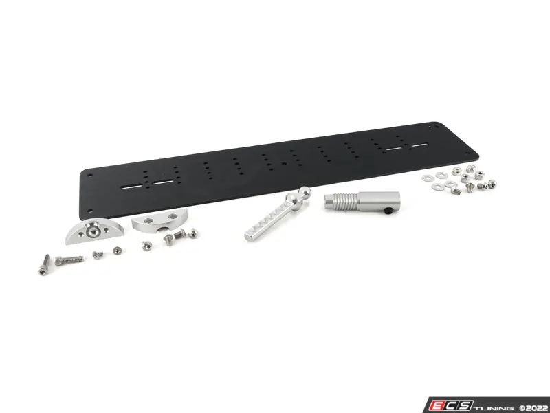 Billet Tow Hook Receiver License Plate Mount Euro Style, 44 OFF