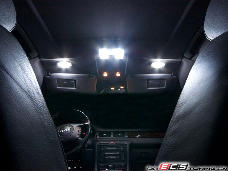 Ecs News Audi C5 A6 2 7t Ziza Interior Lighting Kits