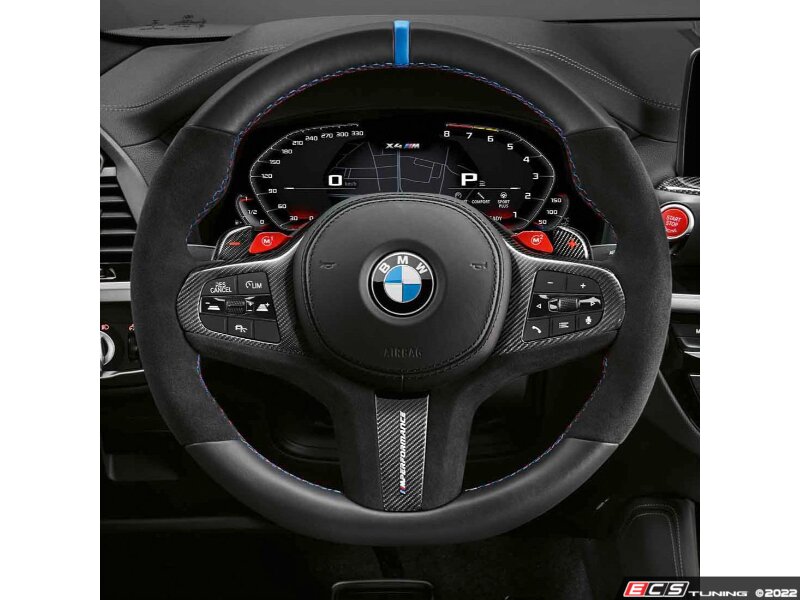 Genuine BMW M Performance 32302459670 Steering Wheel Cover Leather