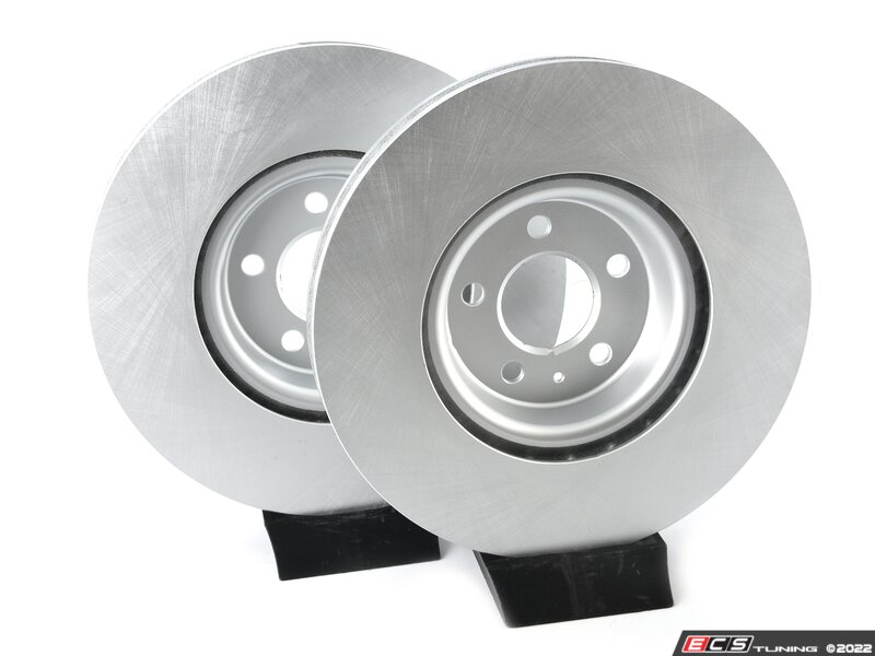 ECS 4M0615301ANP Front V5 Plain Brake Rotors Set (350x34)
