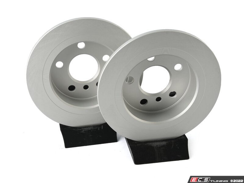 ECS 34216799383P Rear V5 Plain Brake Rotors Set (259x10)