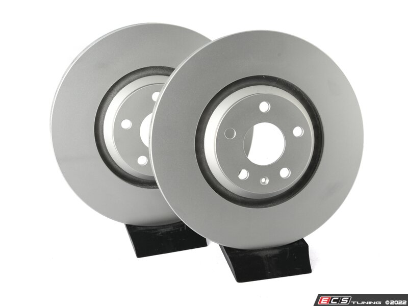 ECS - 8J0615301G-P - Front V5 Plain Brake Rotors - Set (340x30)