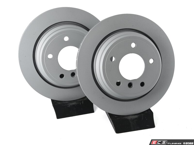 ECS 34216767060P Rear V5 Plain Brake Rotors Set (298x20)