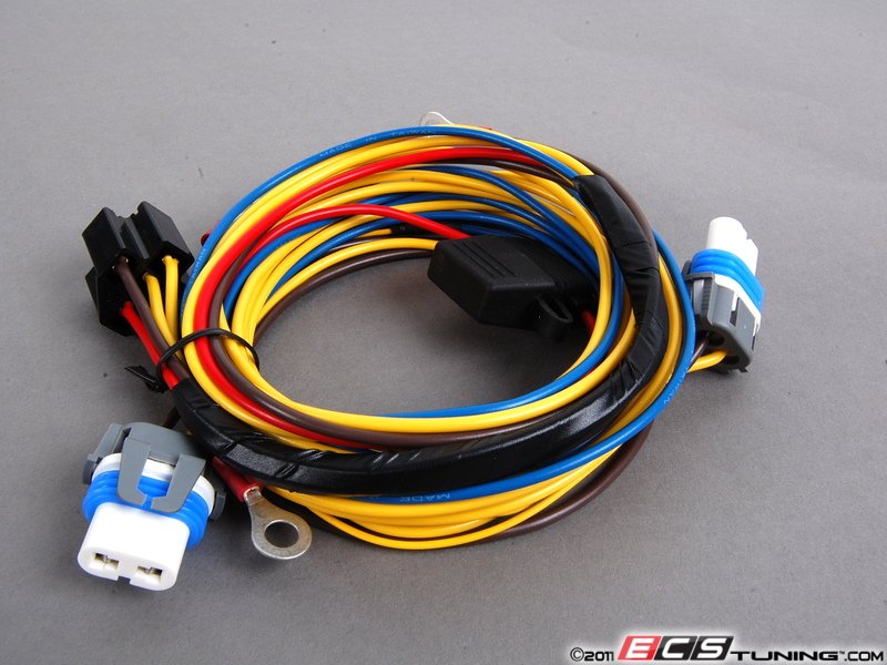 ECS 1K0998010 ECS MKVI Jetta Fog Light Wiring Harness 9006 Bulbs