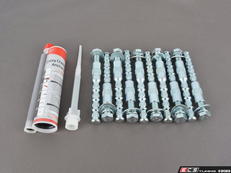 MaxJax 5215912 Dropin Epoxy Anchor Bolt Kit With Fasteners