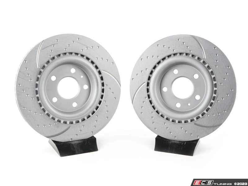 EBC GD1846 Rear Dimpled & Slotted Brake Rotors Pair (330x22)