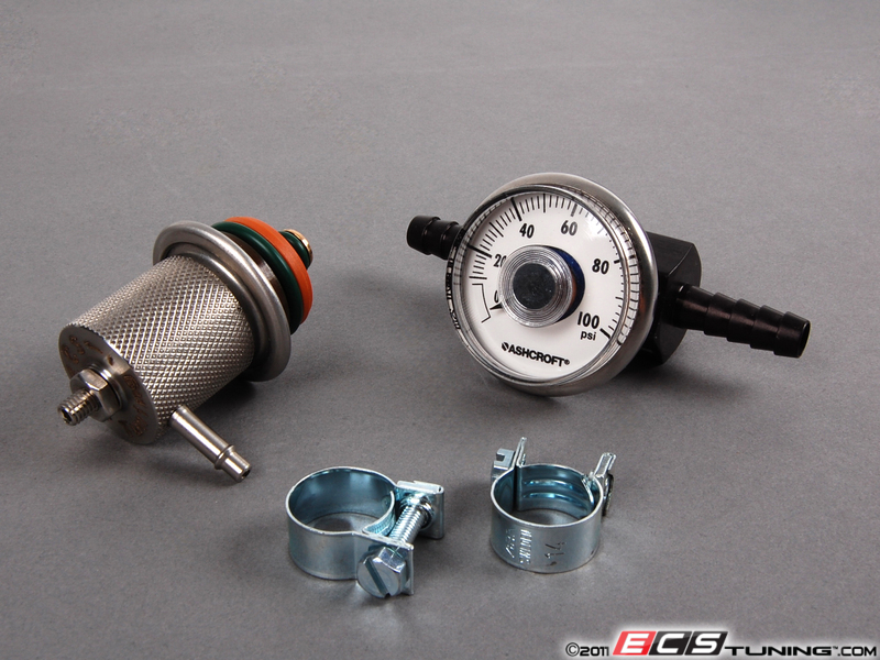 ECS News Audi ECS Adjustable Fuel Pressure Regulator & Gauge Set