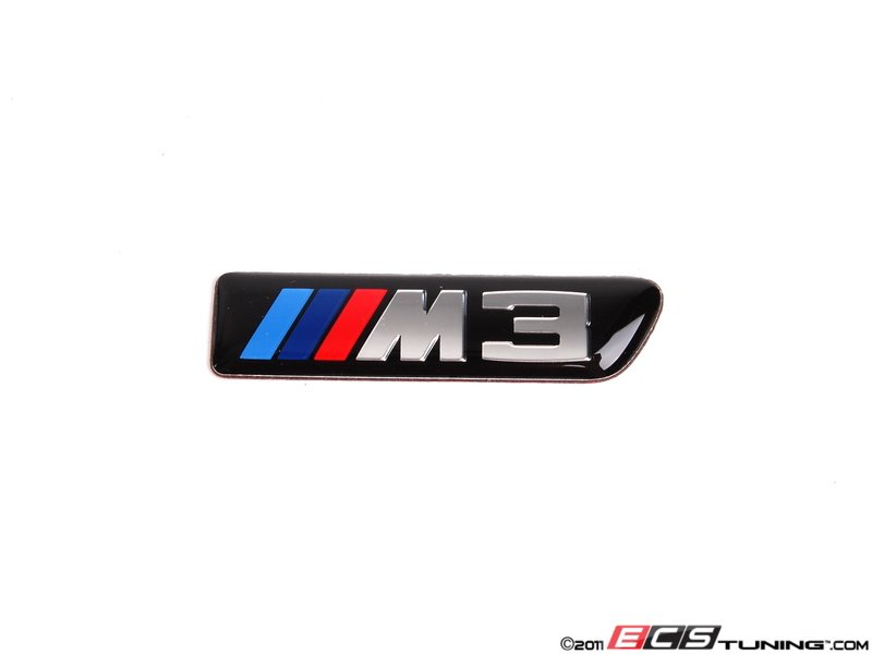 Genuine BMW - 51138042228 - E9x M3 M3 Fender Grille Emblem - Right (51 ...